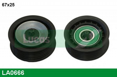 LUCAS ENGINE DRIVE la0666 -  Паразитный / ведущий ролик, поликлиновой ремень